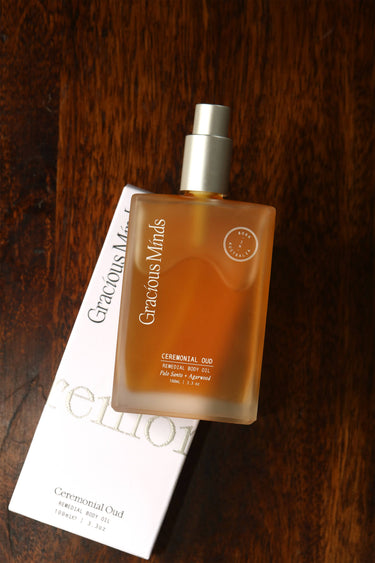GRACIOUS MINDS – CEREMONIAL OUD REMEDIAL BODY OIL